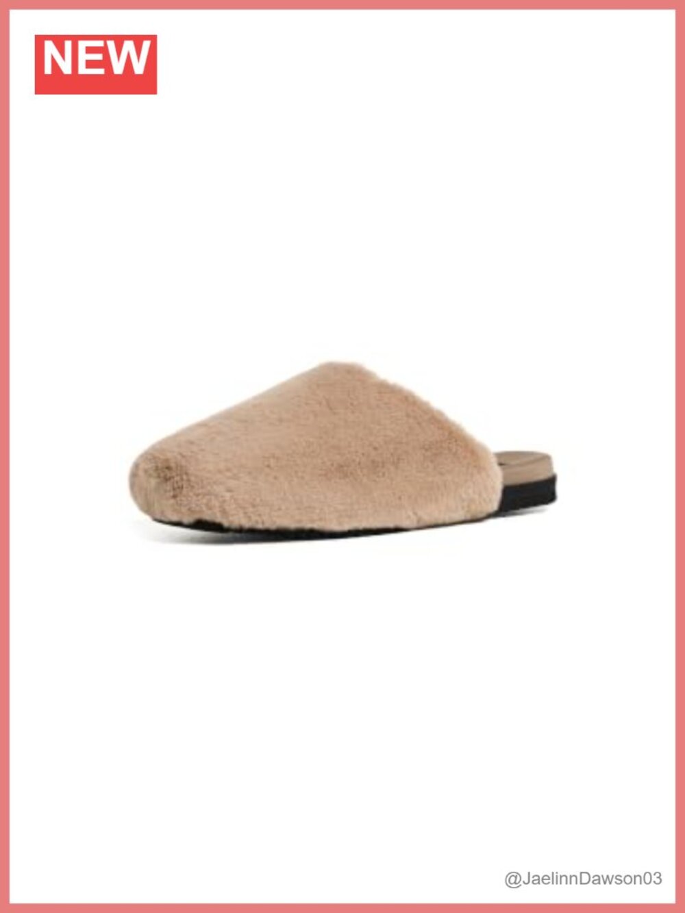 Women's Faux Fur Cloud Mules Slip-On Loafers Cushioned Footbed